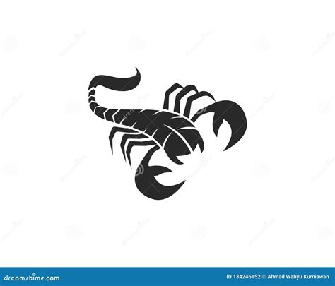 Scorpion Logo Template stock vector. Illustration of icon - 134246152