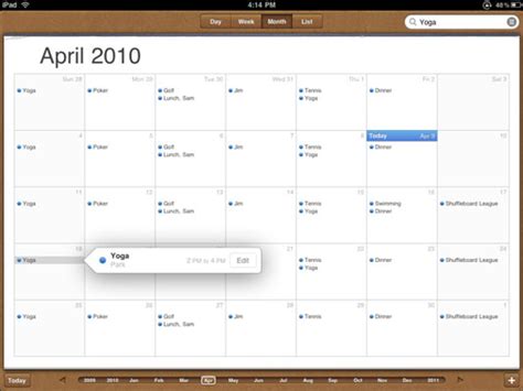 Managing The Calendar On Your Ipad Dummies