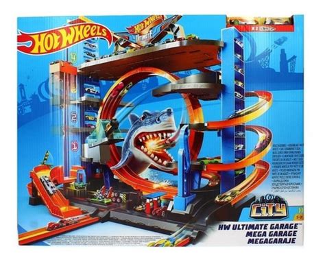 Pista Hot Wheels Mega Garagem Tubarão Gigante Mercado Livre
