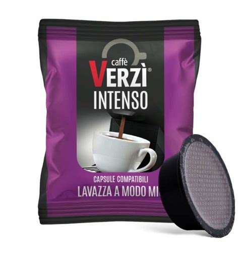 100 capsule Caffè Verzì Miscela INTENSO compatibili A Modo Mio