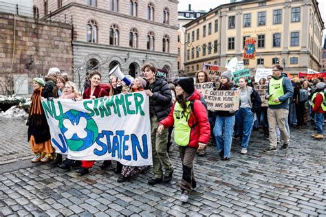 Greta Thunberg Joins March As Activists Sue Sweden Over Its Climate