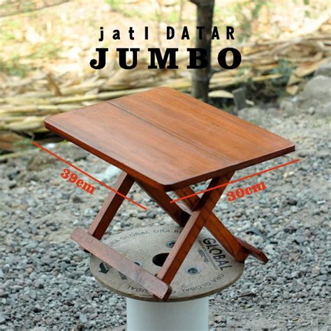 Jual Meja Lipat Kayu Jati Jumbo Meja Belajar Meja Laptop Lesehan