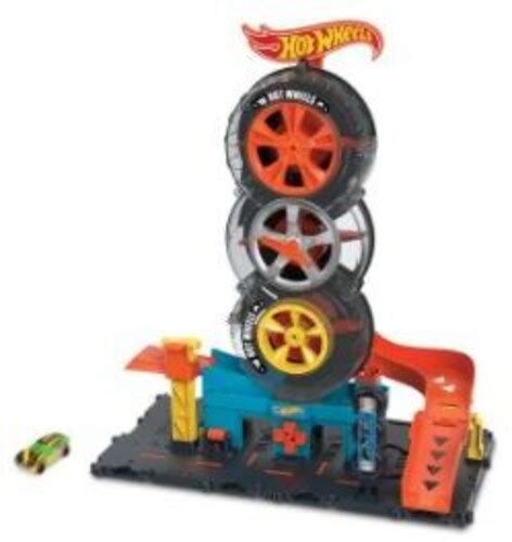 Buy Mattel Hot Wheels City Super Twist Tire Shop Playset At Gamefly Gamefly