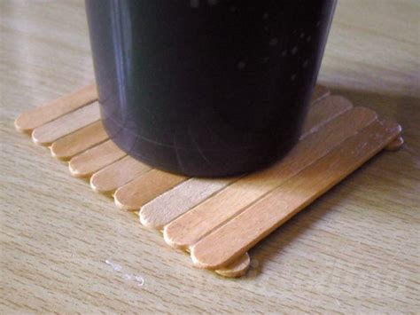 Popsicle Stick Coasters : 4 Steps - Instructables