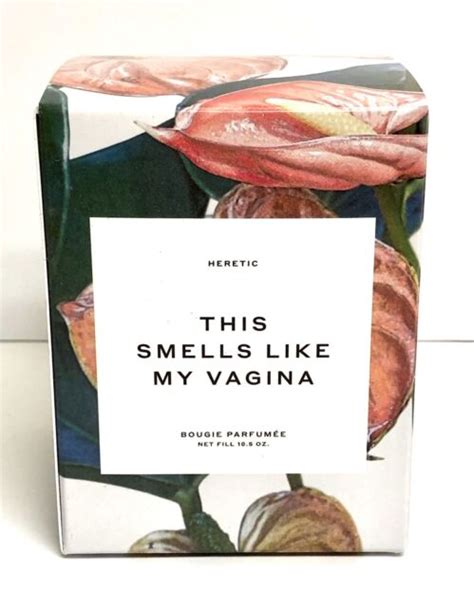 THIS SMELLS LIKE MY VAGINA Candle Gwyneth Paltrow HERETIC In Hand SOLD