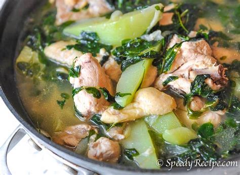 Chicken Tinola Recipe - speedyrecipe.com