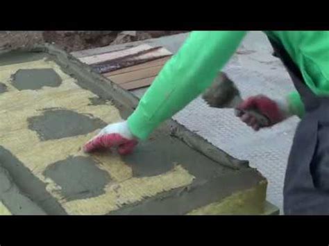 Как приклеить минеральную вату на фасад дома, как наносится клей на ...