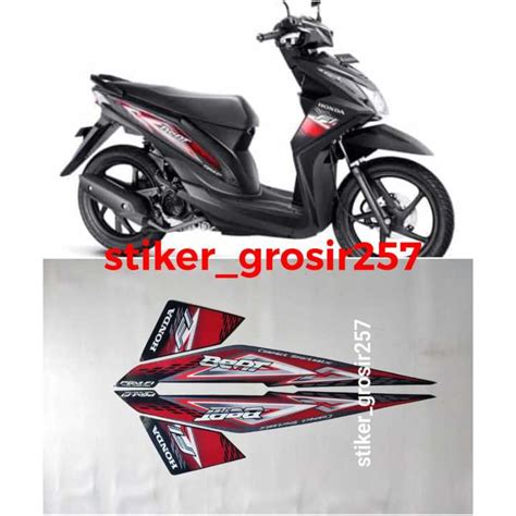 Stiker Sticker Striping Lis Body Motor Beat Fi Warna Full