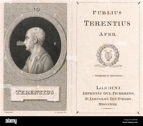 Publius Terentius Afer Stockfotos Und Bilder Kaufen Alamy