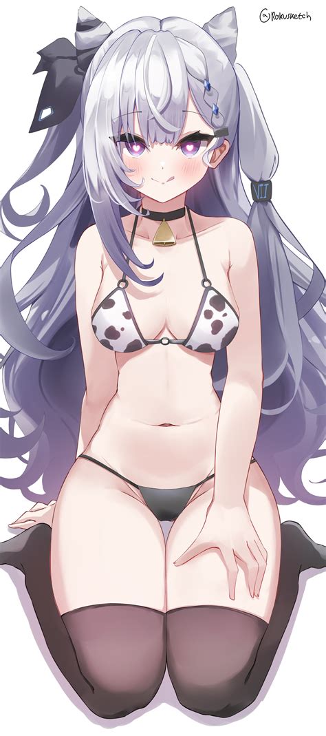 Cow Print Bikini Danbooru