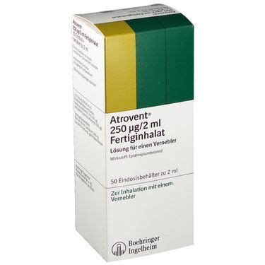 Atrovent 250 Ug 2 Ml Fertiginhalat 50x2 Ml Mit Dem E Rezept Kaufen