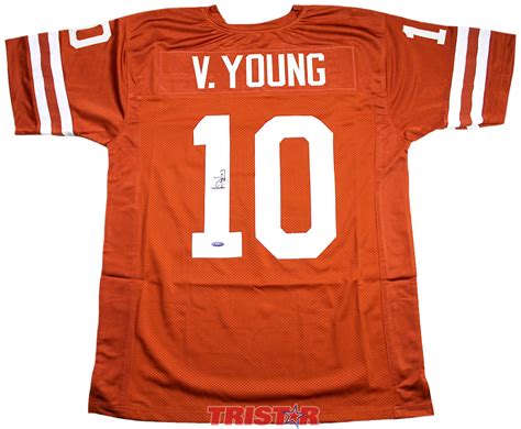 Vince Young Autographed Texas UT Longhorns Custom Jersey