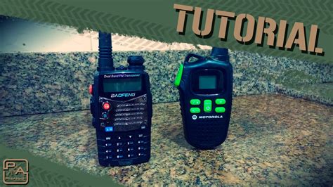 TUTORIAL Baofeng UV 5R Talkabout YouTube