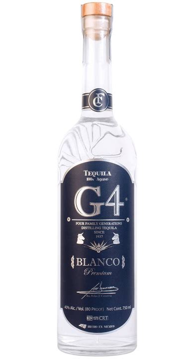 Tequila G4 Blanco Tequila Matchmaker