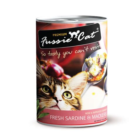 Fussie Cat 400g Fresh Sardine And Mackerel Wet Cat Food Singapores Pet