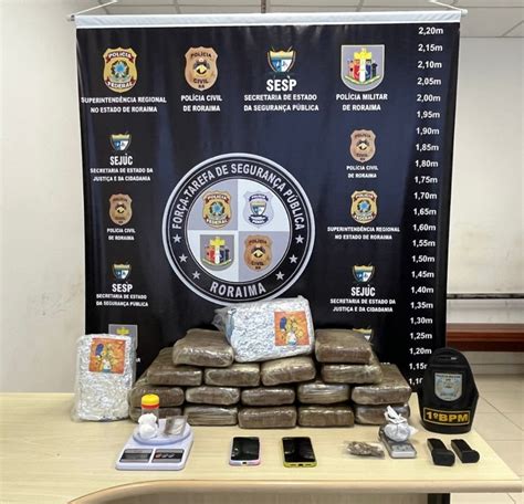 PF apreende 20 kg de skunk em ação conjunta a FTSP RR Polícia Federal