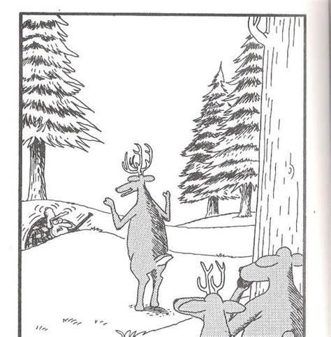 Far Side Deer Hunting Cartoon / Hunting Humor Archery Talk Forum ...