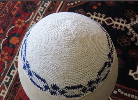 Turkey – Istanbul hand crochet Jewish Yamaka – kippah | TurkishFolkArt