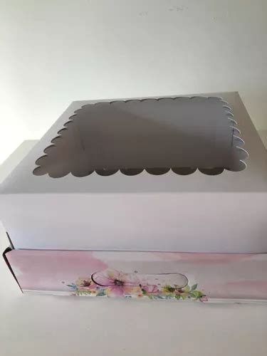 Cajas Para Desayuno O Torta Con Visor Estampada X U X Mercadolibre