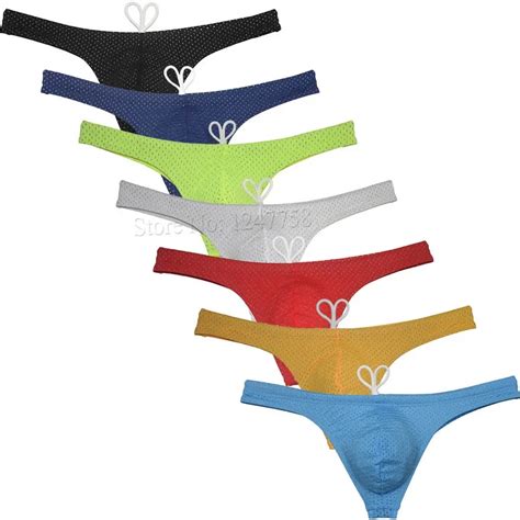 Men Swim Thong Bikini Swimsuit Bulge Pouch T Back Mini Beachwear Mini Tangas Surfing Shorts