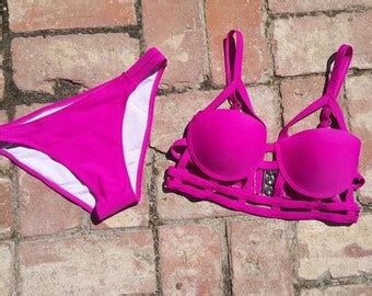 Sexy Strappy Bikini Set PINK