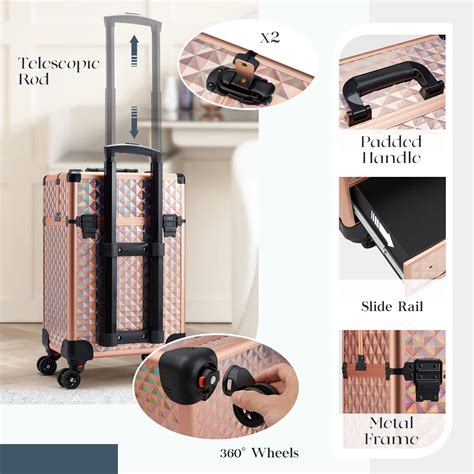 Valise Maquillage Professionnelle Avec Roulettes Secret Avoue