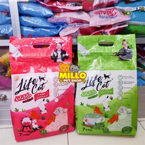 Jual Life Cat Tofu Soya Cat Litter Pasir Kucing 7 Liter Shopee Indonesia