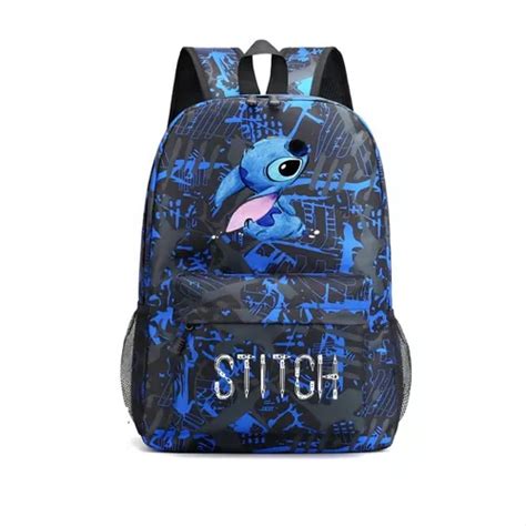 Mochila De Tres Piezas De Lilo Y Stitch Bolsa De Estudiante Meses Sin