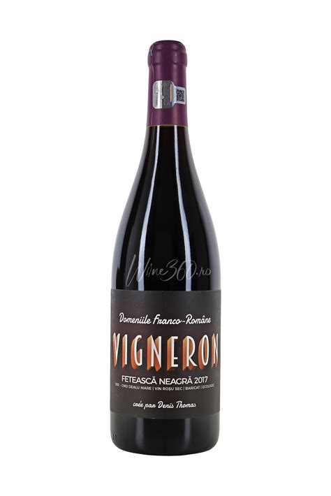 Domeniile Franco Romane DFR Vigneron Feteasca Neagra 2017 Wine360