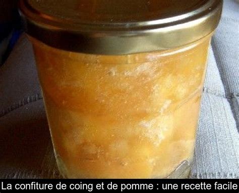 La Confiture De Coing Et De Pomme Une Recette Facile