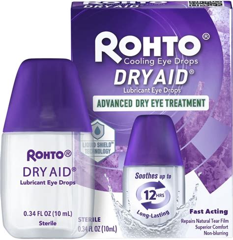 Rohto Dry Aid Eye Drops Pack Of 2 For Dry Eye Bahrain Ubuy