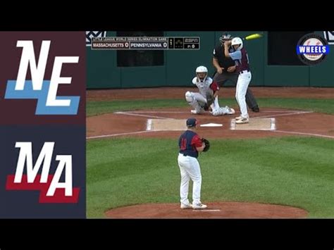 Massachusetts vs Pennsylvania | LLWS Elimination Game | 2022 Little ...