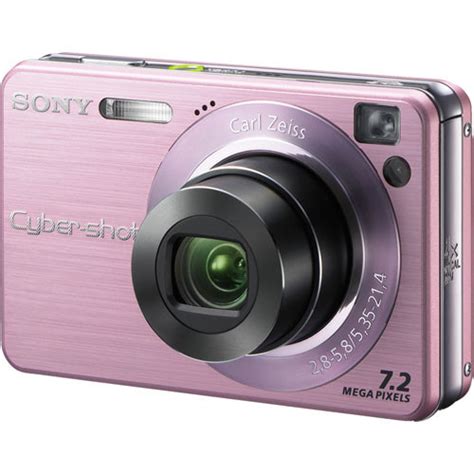 Sony Cyber Shot Dsc W Digital Camera Pink Dscw P B H