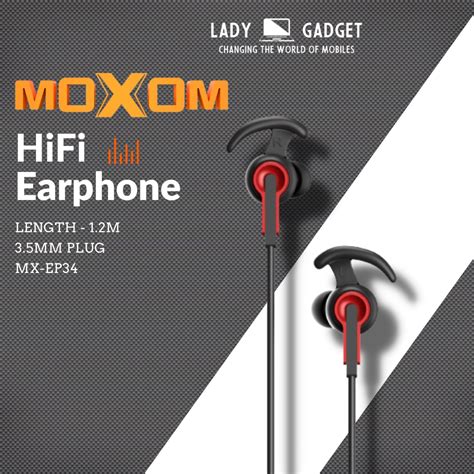 Moxom Mx Ep M In Ear Style Hifi Headphones Mm Plug Earphone