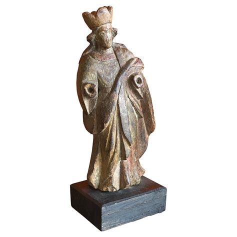 Puerto Rican 19th Century Wood Santo de Palo Carving at 1stDibs