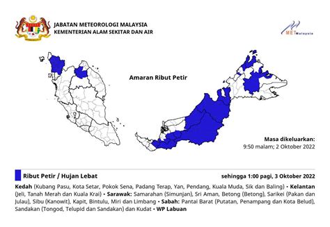 Jabatan Meteorologi Malaysia On Twitter Amaran Ribut Petir