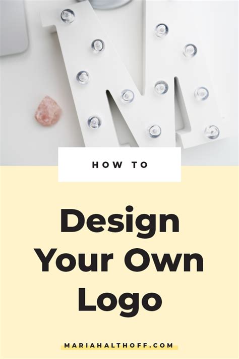 How to Design Your Own Logo — Mariah Althoff – Graphic Design ...