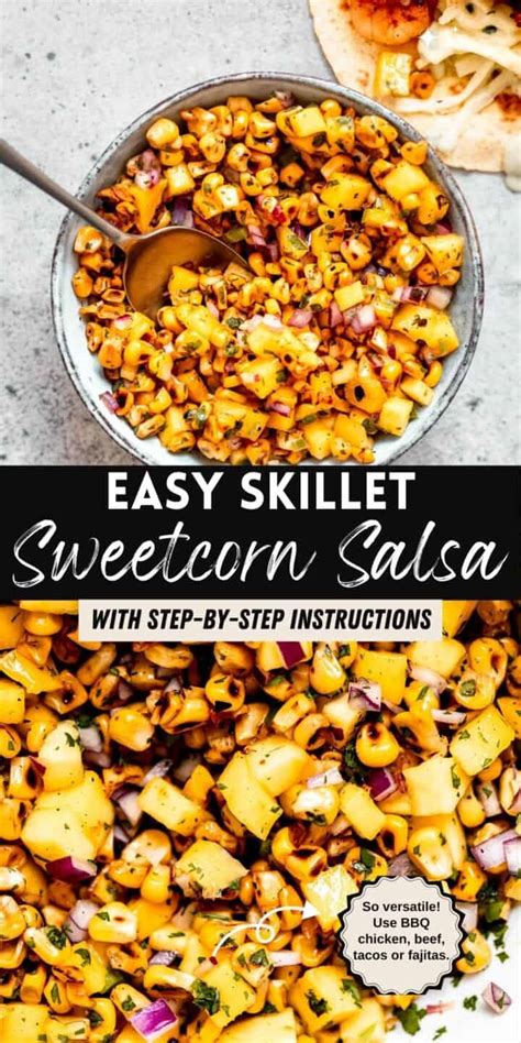 Quick And Easy Sweetcorn Salsa Savvy Bites