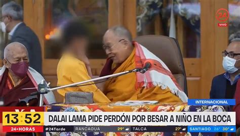 24 Horas on Twitter 24Tarde Dalai Lama pide perdón por besar a