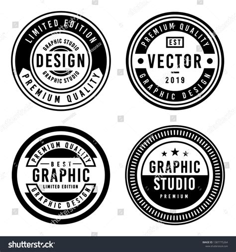stamp circle badge images stock  vectors shutterstock