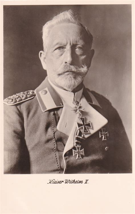 Bildpostkarte Mit Foto Des Ex Kaisers Wilhelm II 1859 1941 In