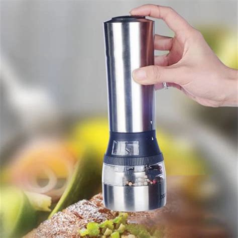 High Quality Pepper Grinder Stainless Steel Electric Salt Pepper Mill ...