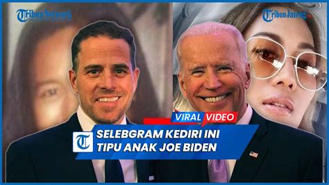 Viral Selebgram Azura Luna Asal Kediri Tipu Anak Joe Biden Buronan