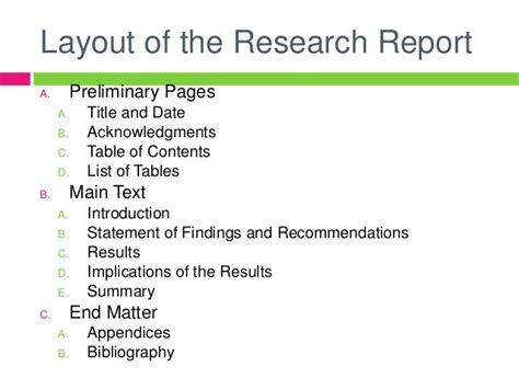 Research Methodology Report Writing