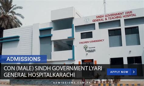 CON Male Sindh Government Liayri General Hospital Admission