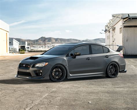 Vivid Racing Vrf D Sti Mblk Vr Forged D Wheel Package Subaru Wrx