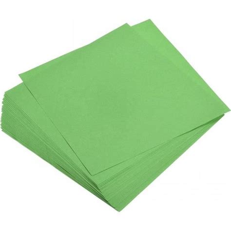 Sourcing Map Lot De 100 Feuilles De Papier Origami Double Face Vert 15