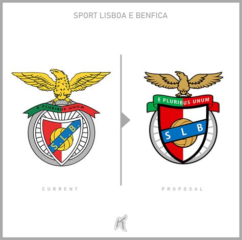 SL Benfica Logo Redesignn