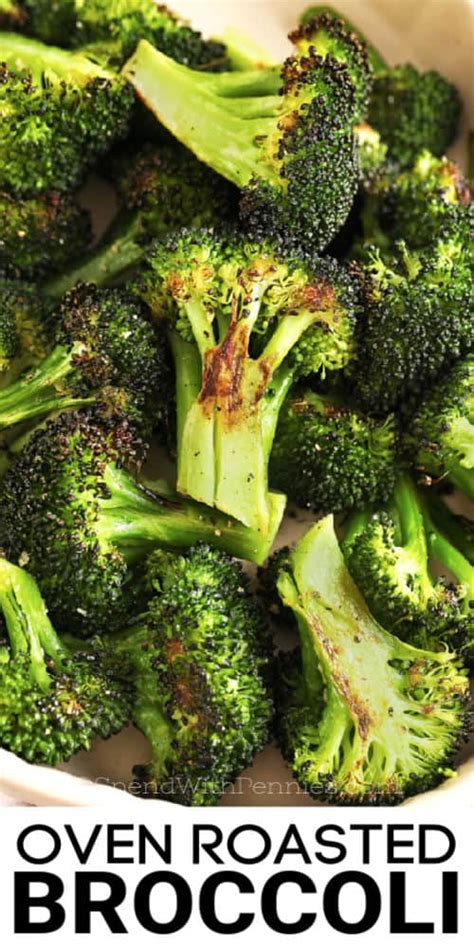 Crispy Garlic Roasted Broccoli Spend With Pennies