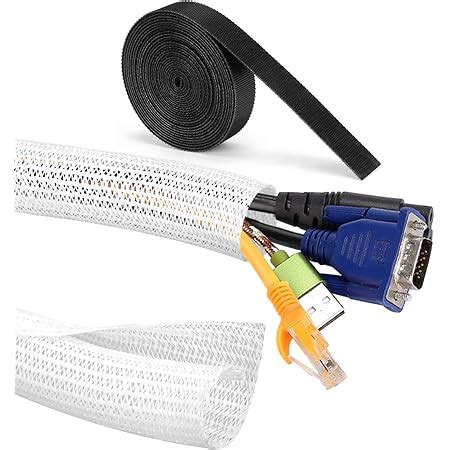 White M Cable Tidy Spiral Cable Wrap Includes Fitting Tool